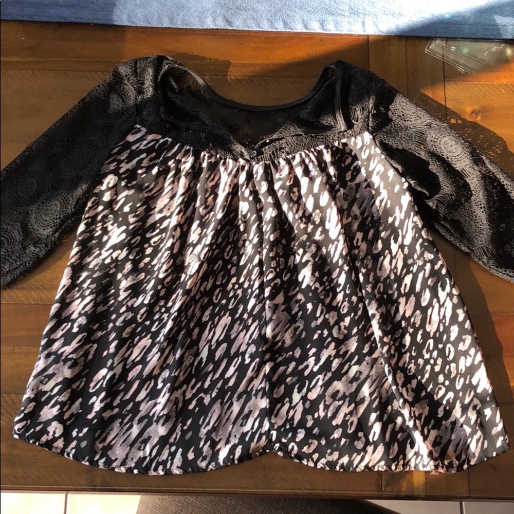 Leopard print blouse
